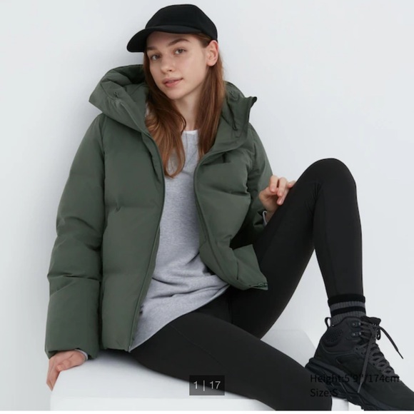 Uniqlo Jackets & Blazers - UNIQLO Seamless Down Parka, Olive - M